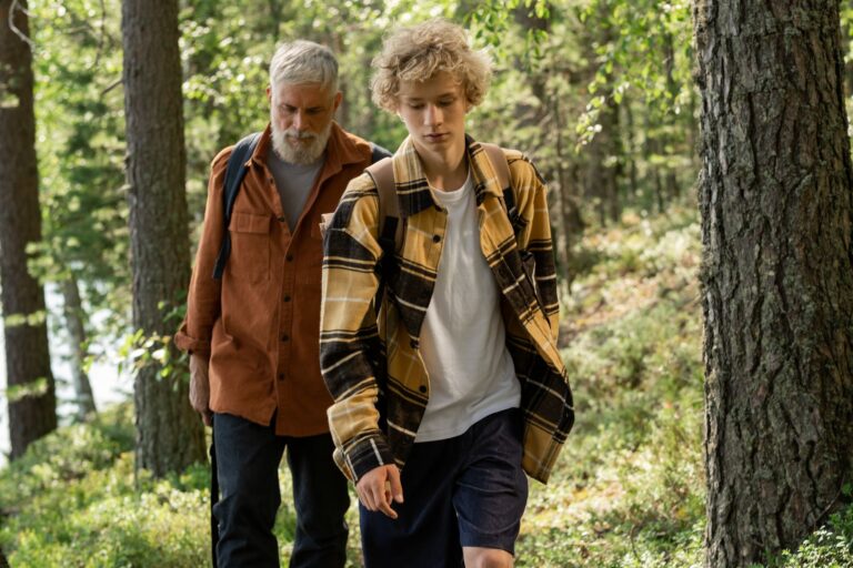 Comment papa part à la découverte de la nature ?