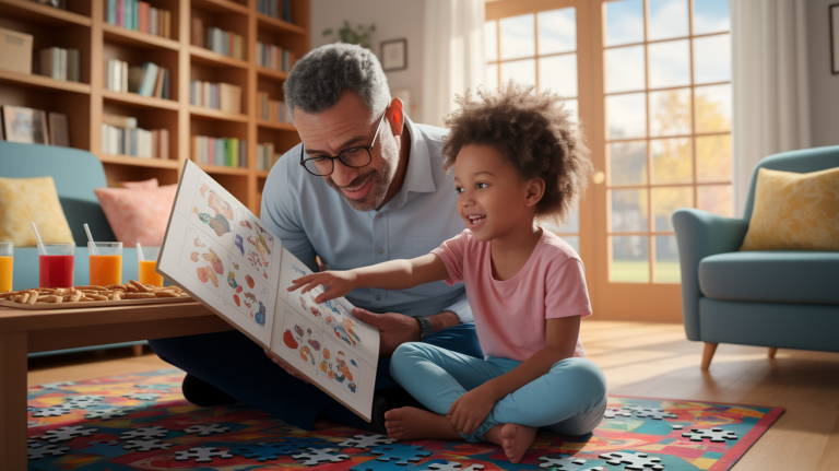 Comment aider papa à résoudre les énigmes ?