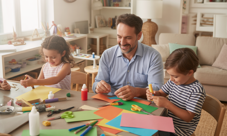 Comment occuper papa avec des activités manuelles ?