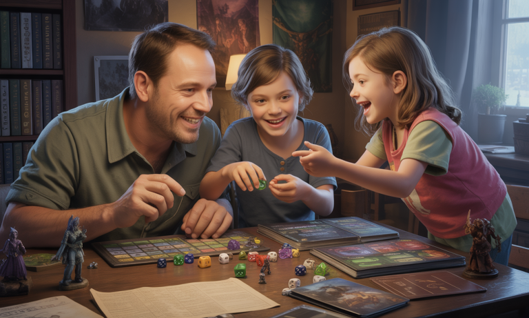 Comment les jeux de rôles fantastiques renforcent-ils le lien entre un père et ses enfants ?