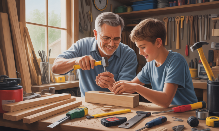 Comment impliquer Papa dans les astuces bricolage ?